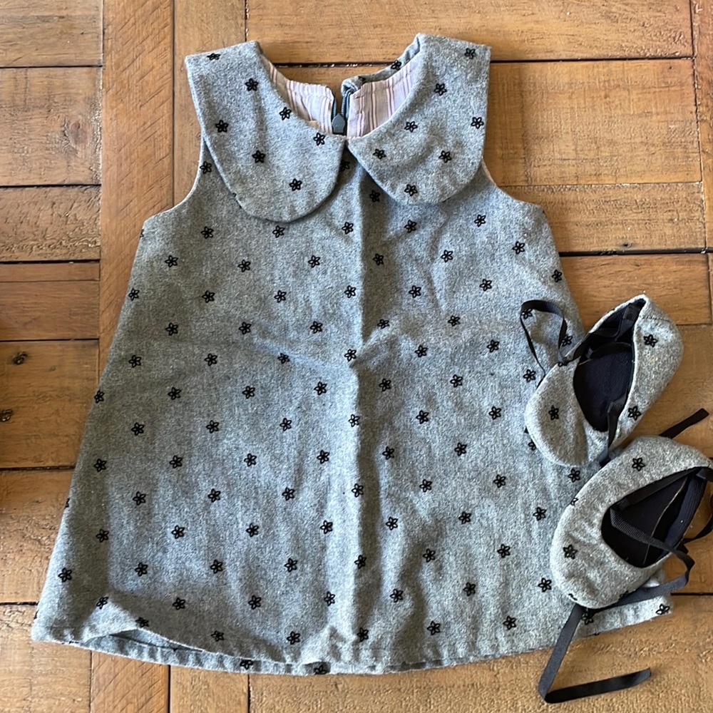 Dress with matching shoes